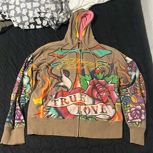 ed hardy zip up vintage rare
